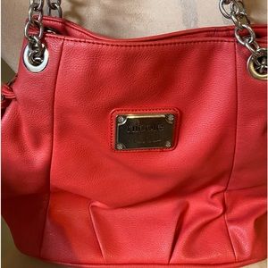 Nicole Miller preowned red handbag
